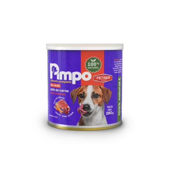 Patê Pimpo Cães Adultos Carne 280g