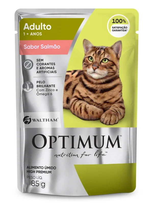 Sachê Optimum Cat Salmão 85g