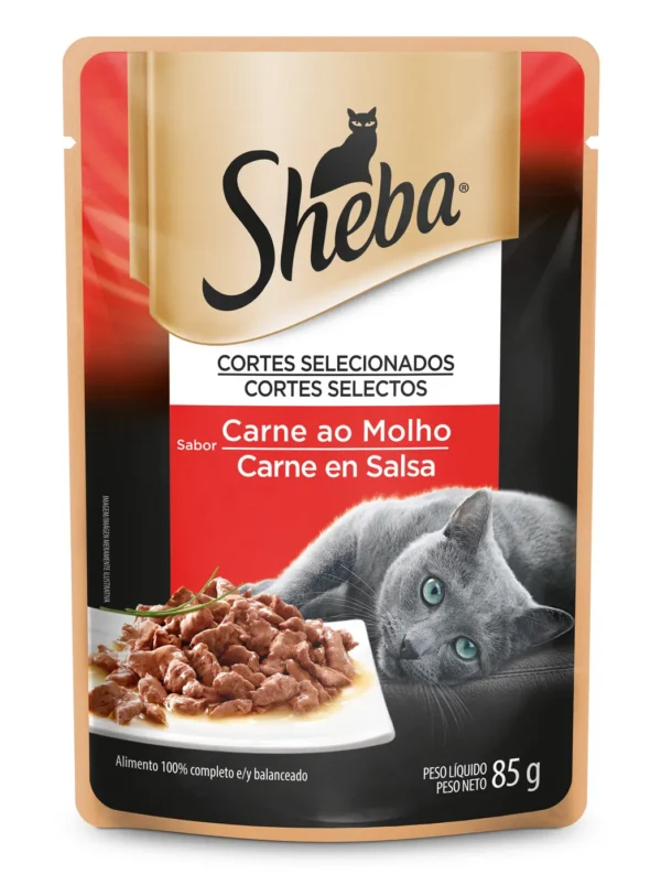 Sachê Sheba Gato Adulto Carne ao Molho 85g