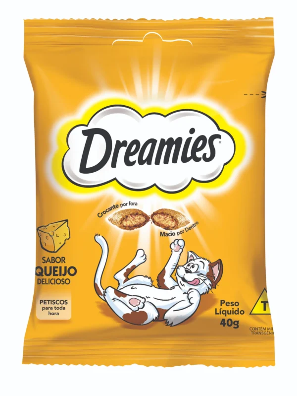 Dreamies Petisco Seco Para Gatos Sabor Queijo 40g