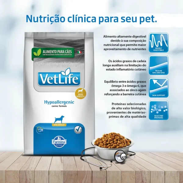 Vet Life Canine Hypoallergenic Mini Breeds 2kg - Image 2