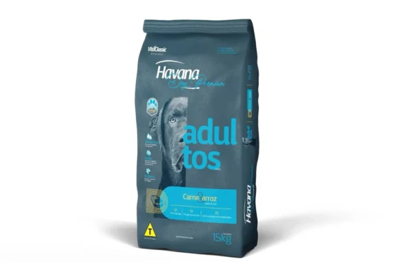 Havana Cães Adultos Porte Médio/Grande Carne e Arroz 15kg