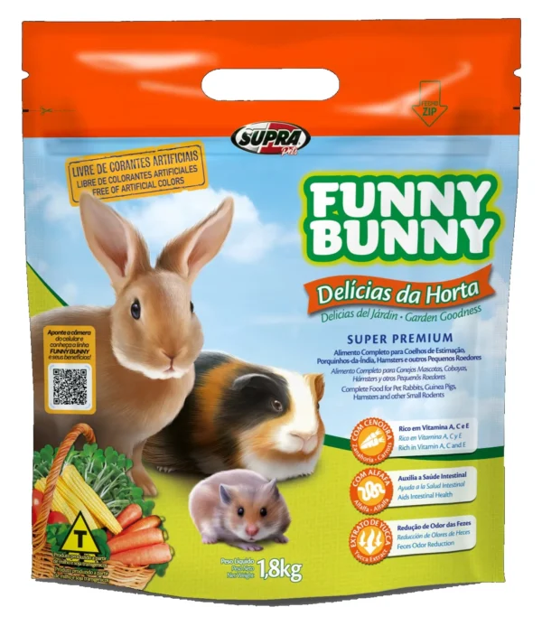 Funny Bunny Delícias da Horta Roedores 1,8kg