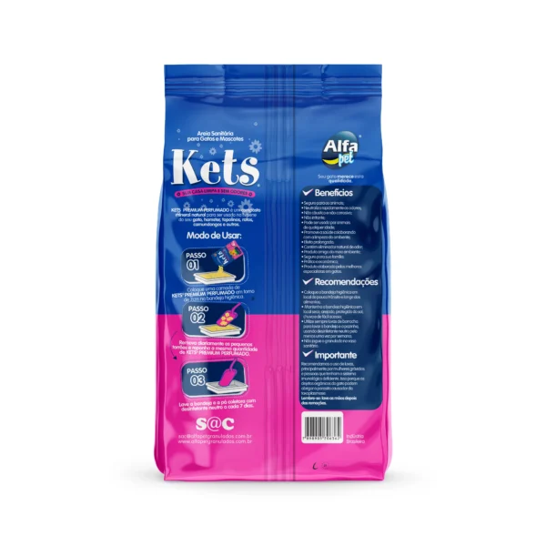 Areia Kets Premium Perfumada 4kg - Image 3