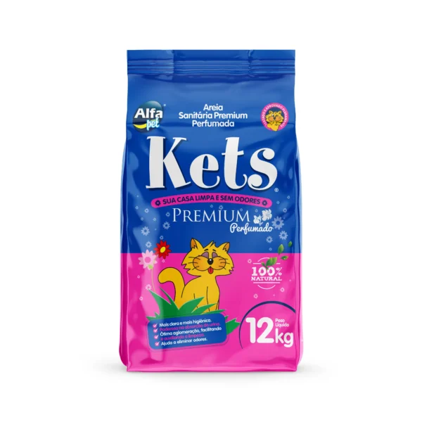 Areia Kets Premium Perfumada 12kg