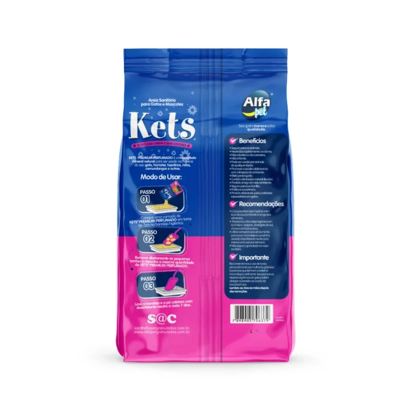 Areia Kets Premium Perfumada 12kg - Image 3