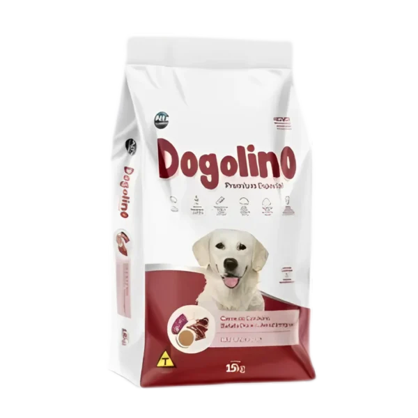 Ração Dogolino Premium Especial Cães Adultos Carne de Cordeiro, Batata-Doce e Arroz Integral 15kg